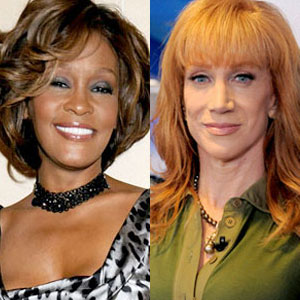 Kathy Griffin, Whitney Houston Kathy Griffin, Whitney Houston
